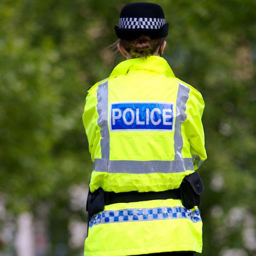 A female police officer
